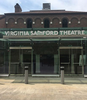 Street view of the Virginia Samford Theatre