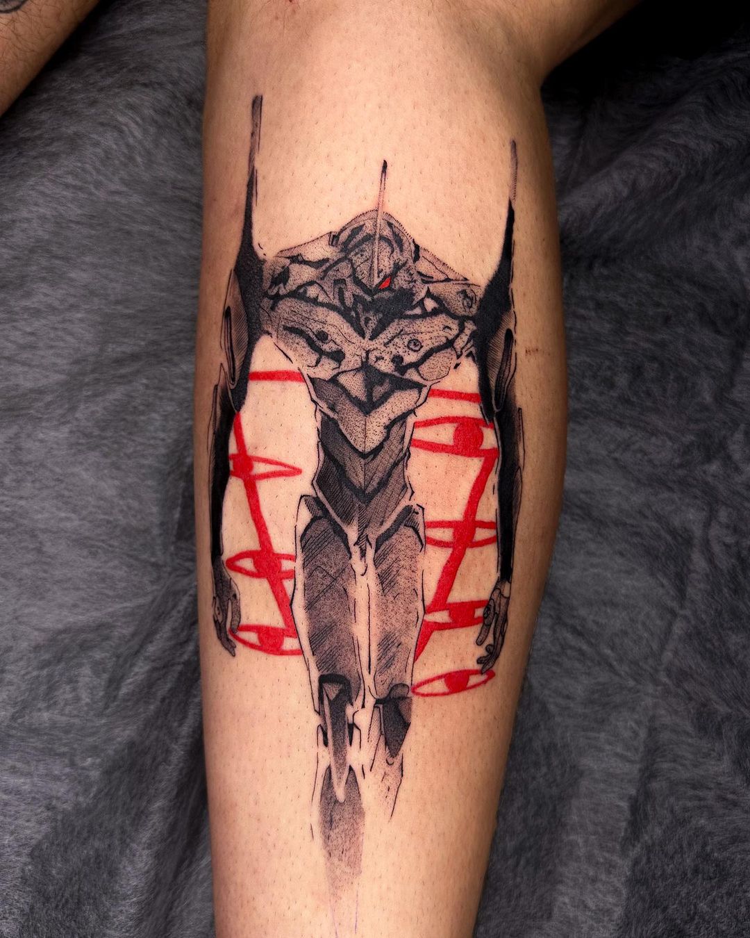 neon genesis evangelion tattoo by you