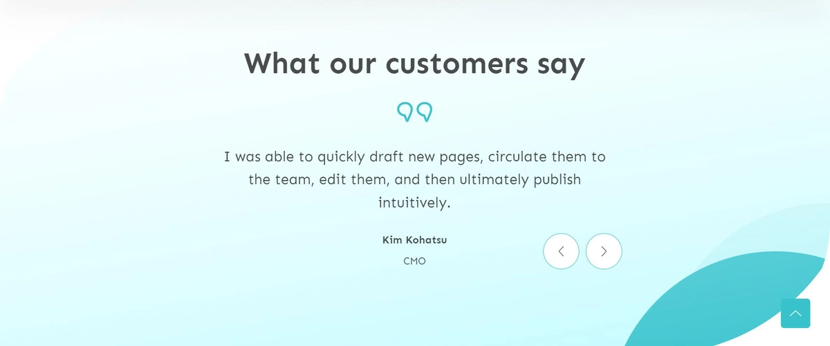 ButterCMS Dashboard showing the WYSIWYG editor interface with formatting toolbar, content area, and sidebar navigation