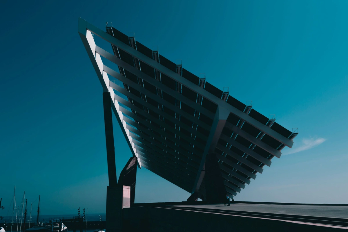 solar panelled building in Barcelona