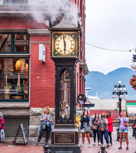 Gastown Steam Clock in Vancouver