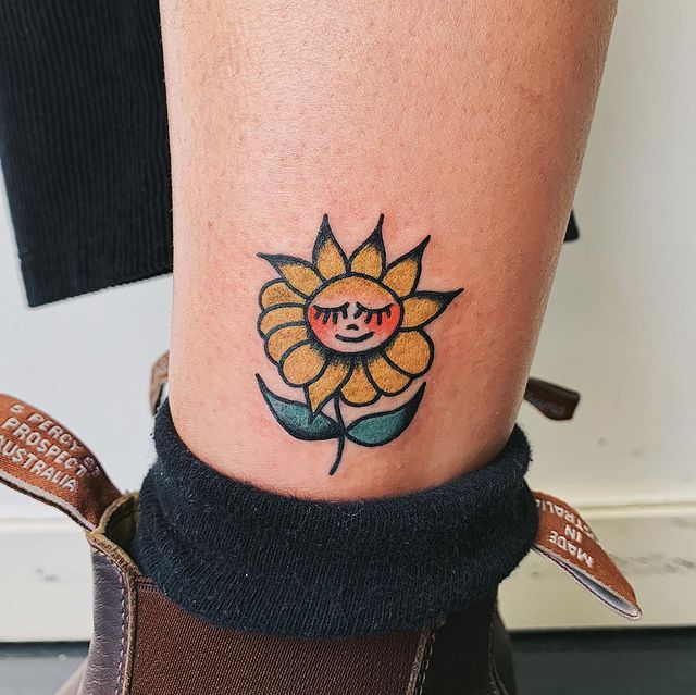 sunflower tattoo estimate