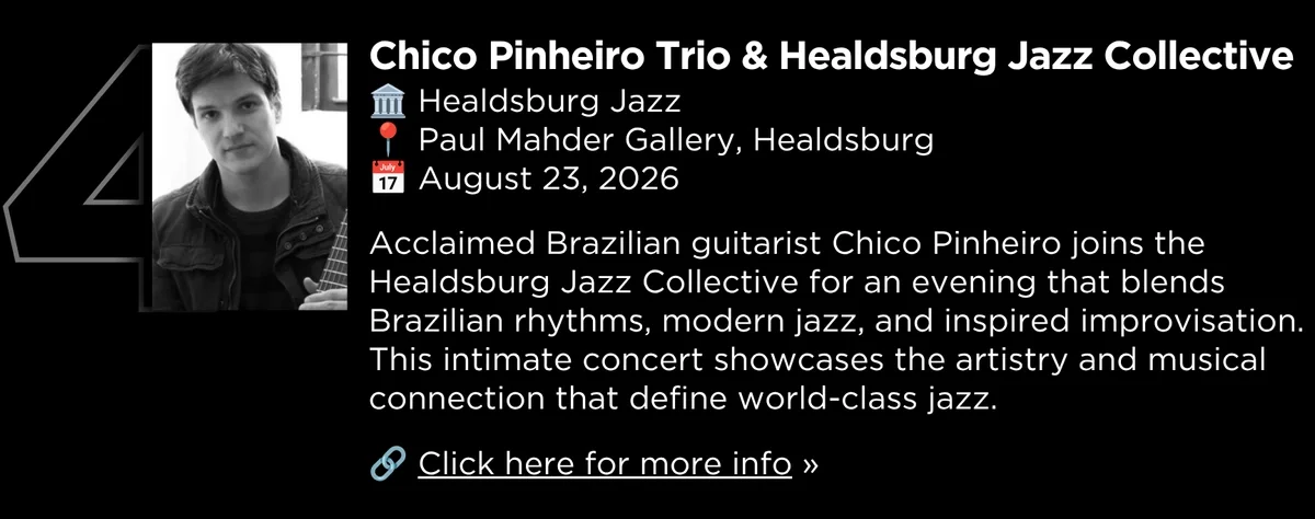 Chico Pinheiro Trio & Healdsburg Jazz Collective