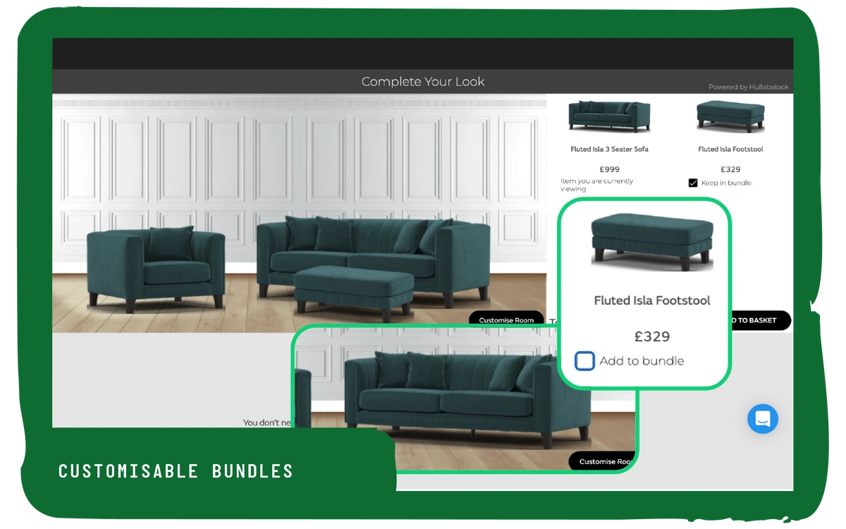 Shoppers can customise their bundles by swapping or removing items