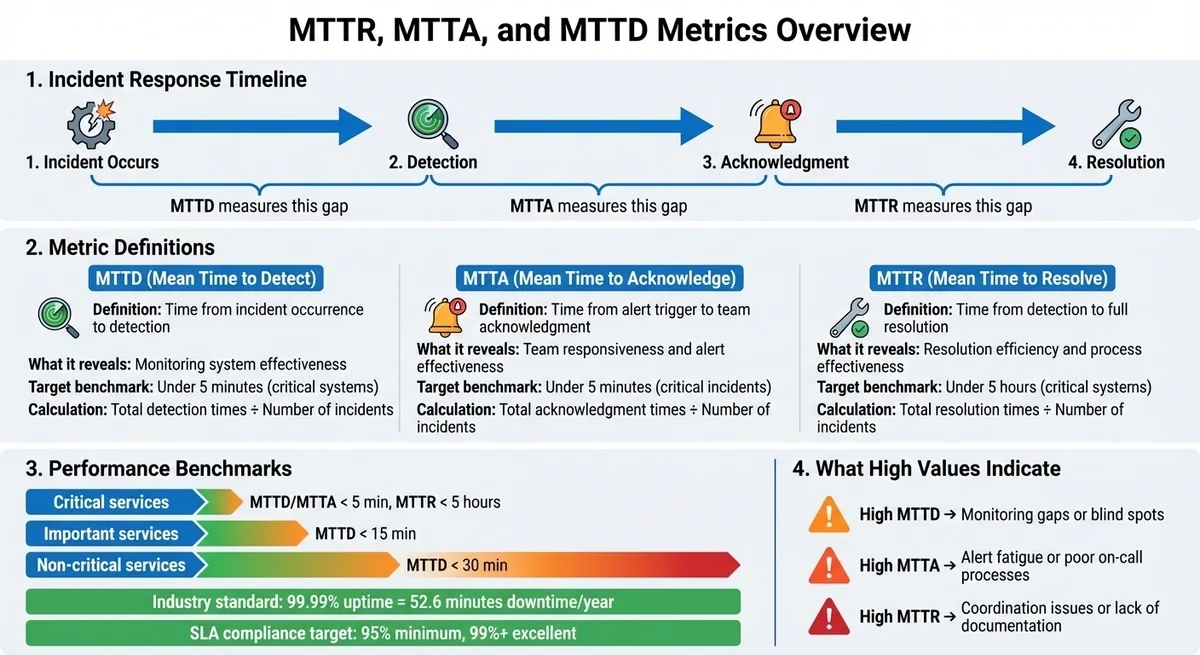 How To Measure MTTR, MTTA, and MTTD - 1