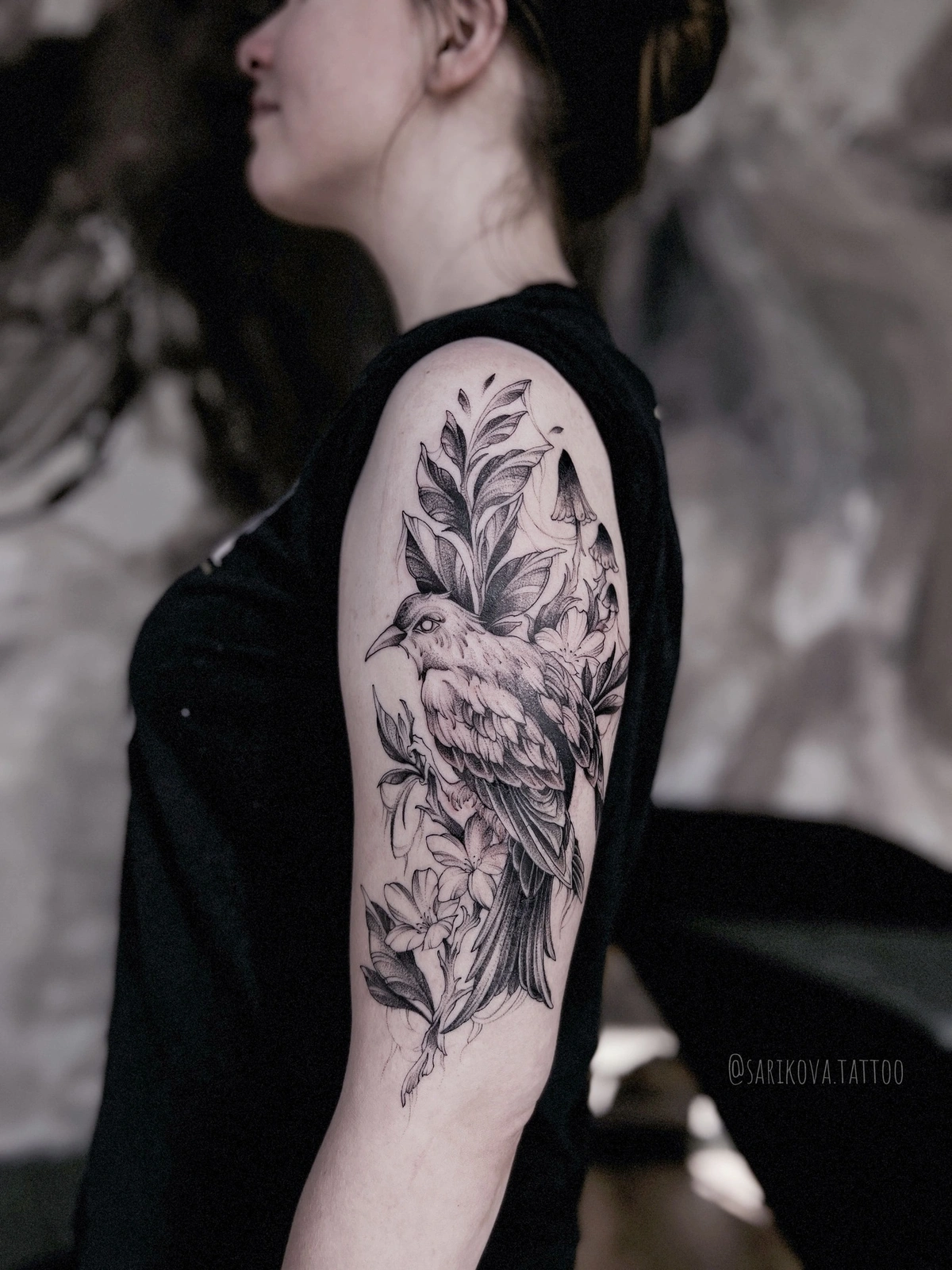 bird tattoo stanislava sarikova