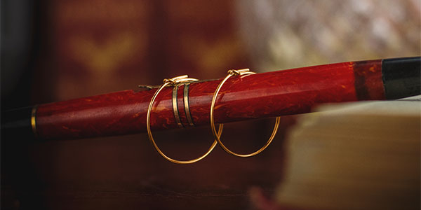 Gold-filled hoop earrings