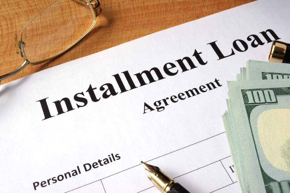 installment loan agreement and money