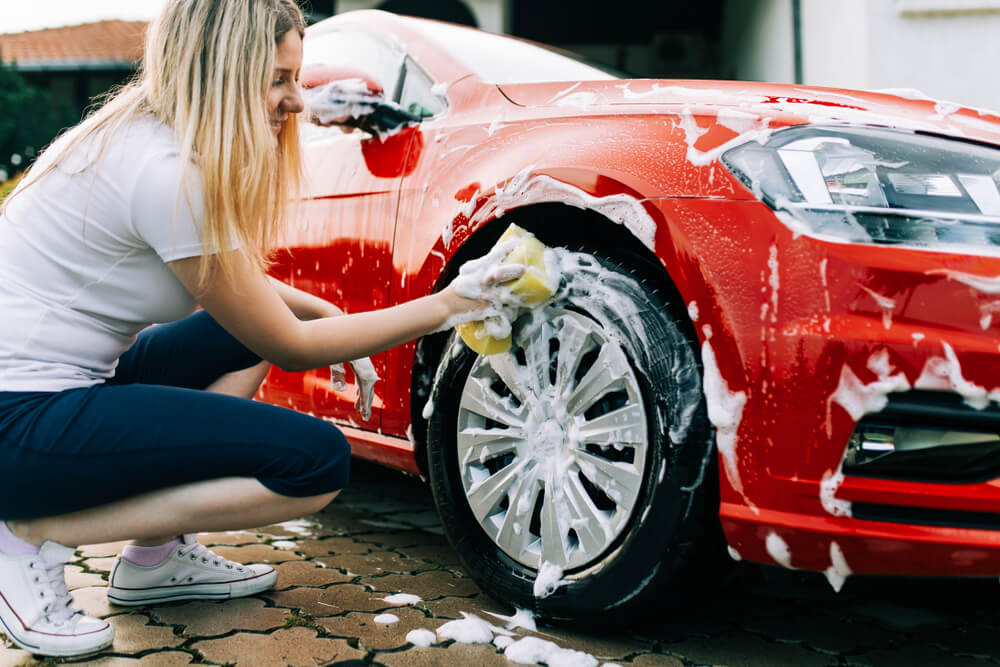 how to make money in the spring: car washing