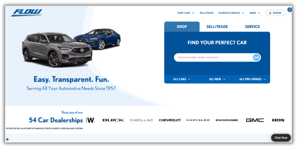 2025 ButterCMS Ecommerce Experience Awards - Flow Automotive.webp