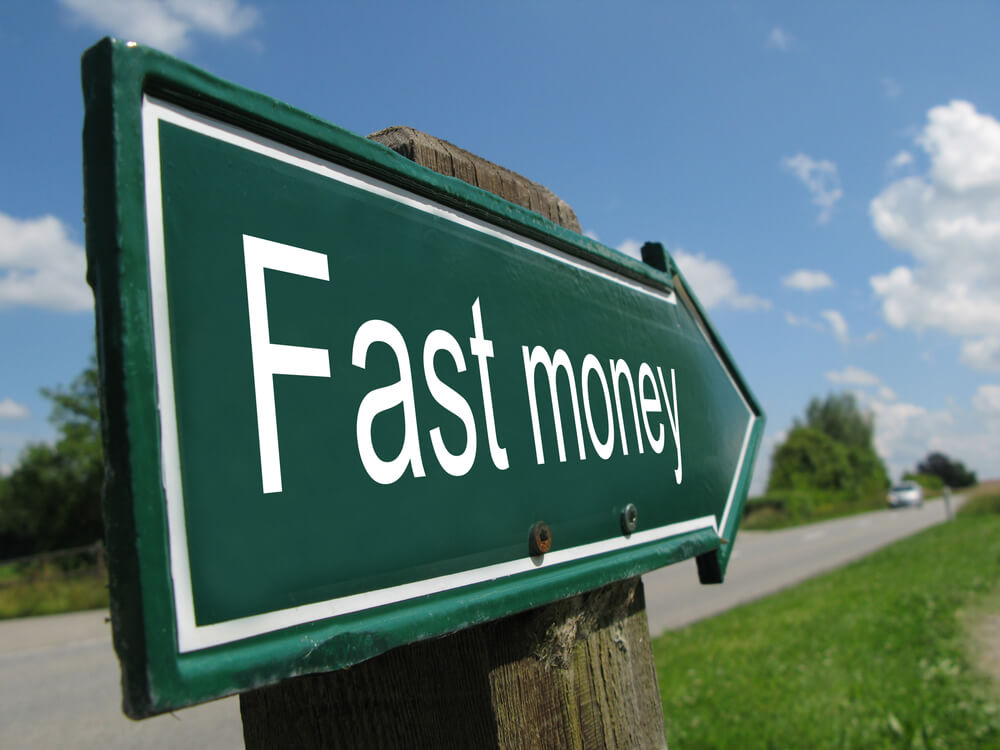 fast money sign for installment loans