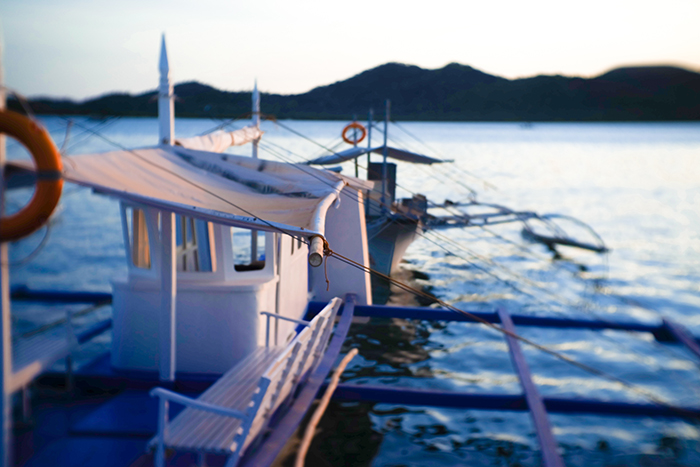 boat in Coron Palawan