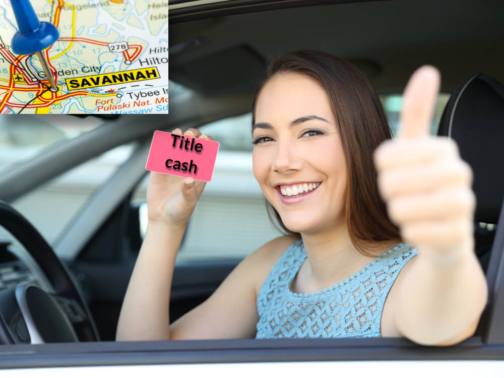 woman got savannah ga car title loan