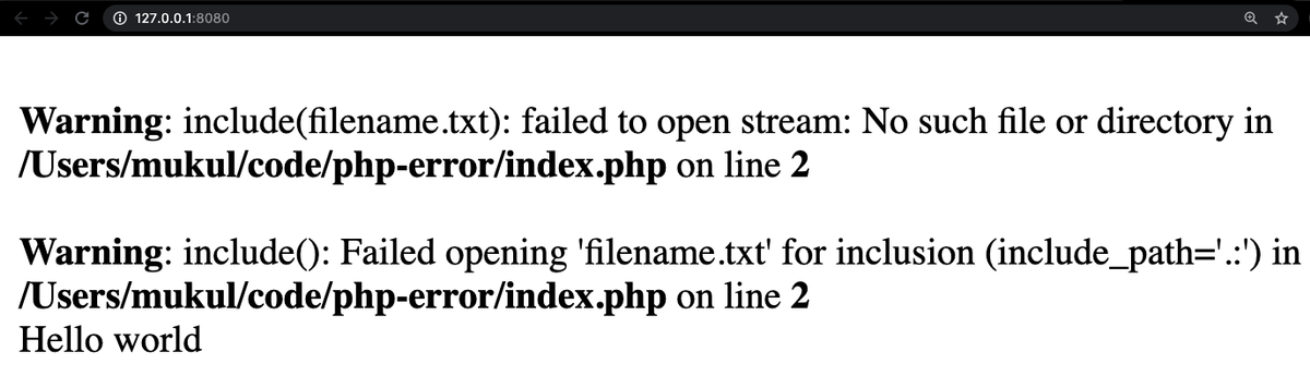 Male gasformig fodbold How to Enable PHP Error Reporting | Scout APM Blog