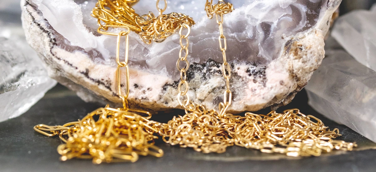 Read how gold-filled jewelry compares to gold-plated jewelry. Learn about constructions, durability and the care & cleaning for both.