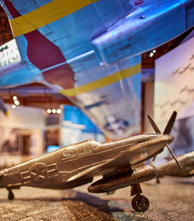 Toy airplane at Tuskegee Airmen National Historic Site