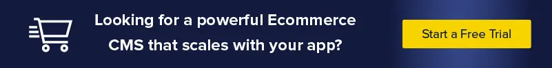 Ecommerce banner CTA