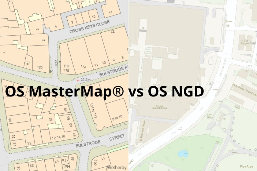 OS MasterMap® vs OS NGD