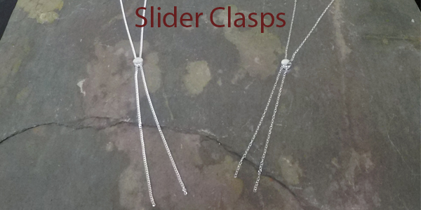 Adjustable slider clasp necklaces