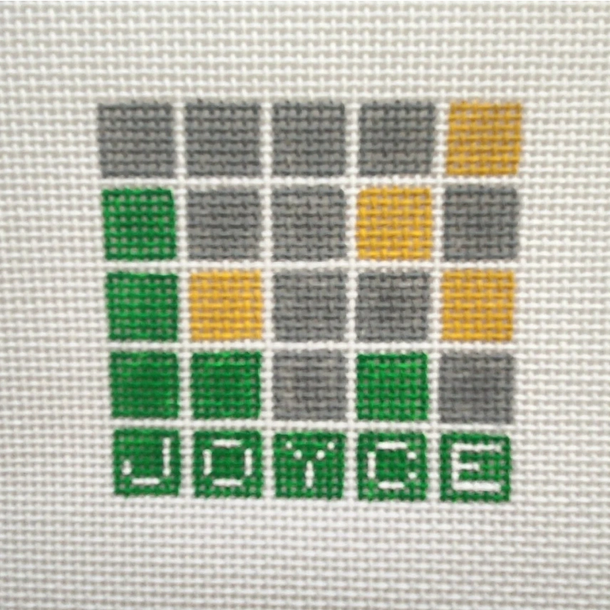 Custom Wordle by Silver Stitch Needlepoint