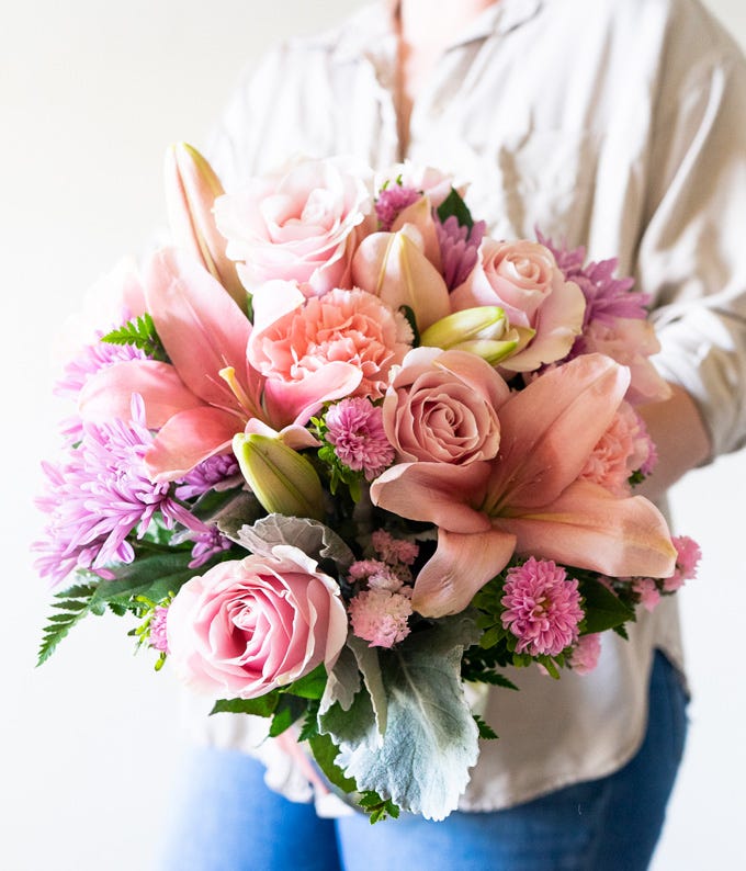 Blushing beauty bouquet