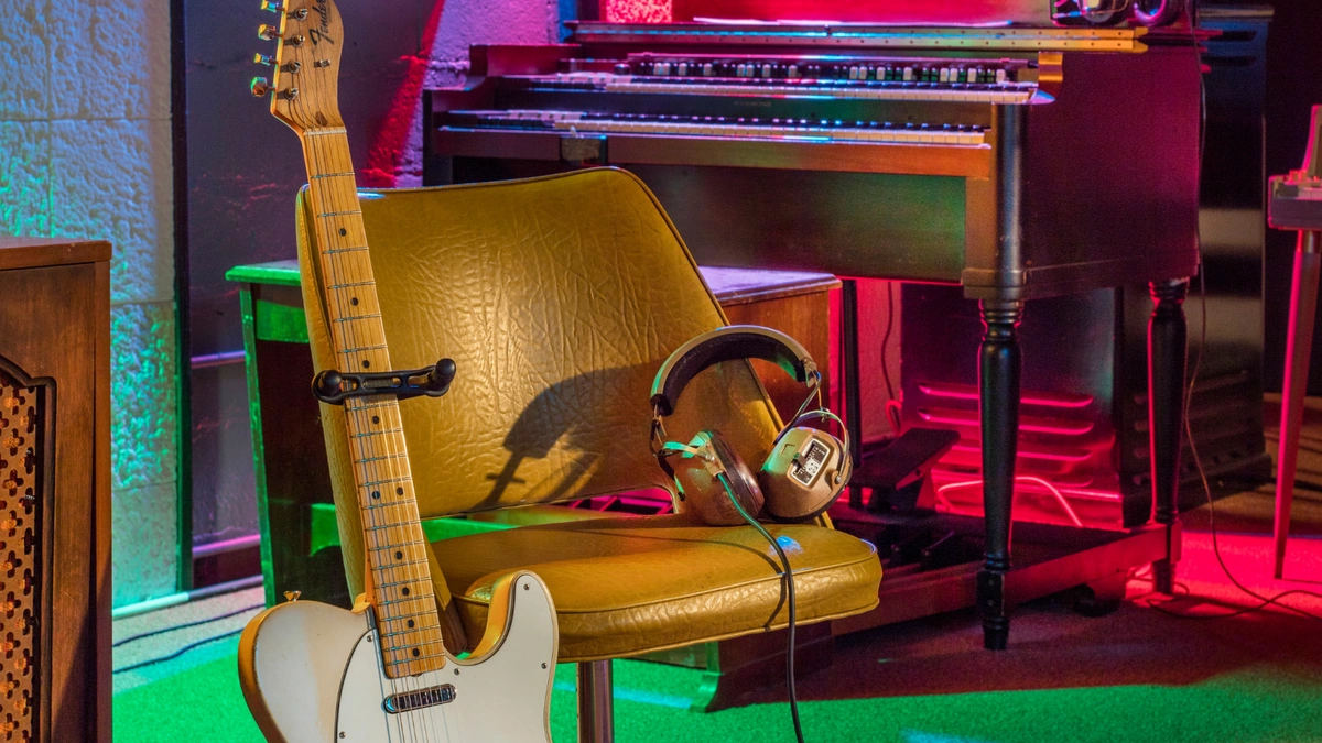 Recording studio at Muscle Shoals Sound Studio in Sheffield.