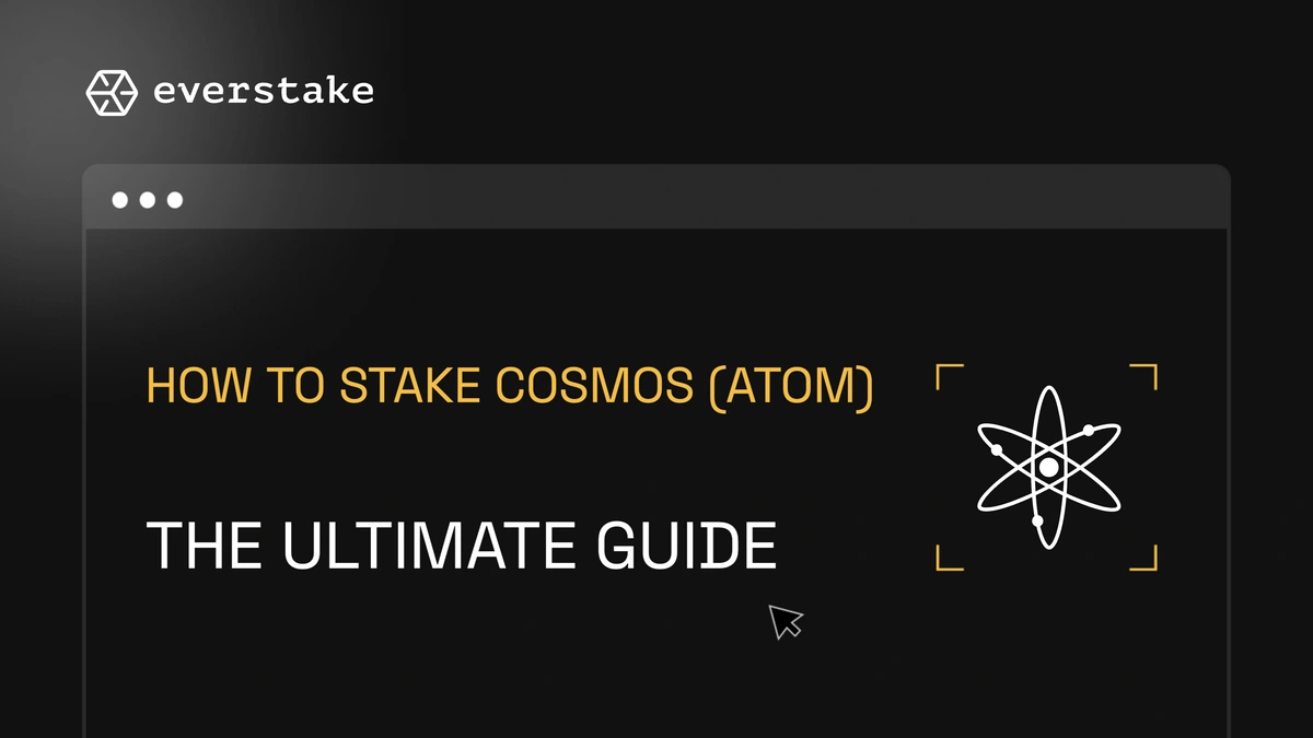 How to Stake Cosmos (ATOM)