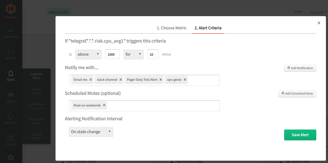 Step-by-step Guide to Monitor Riak Using Telegraf and MetricFire - 5