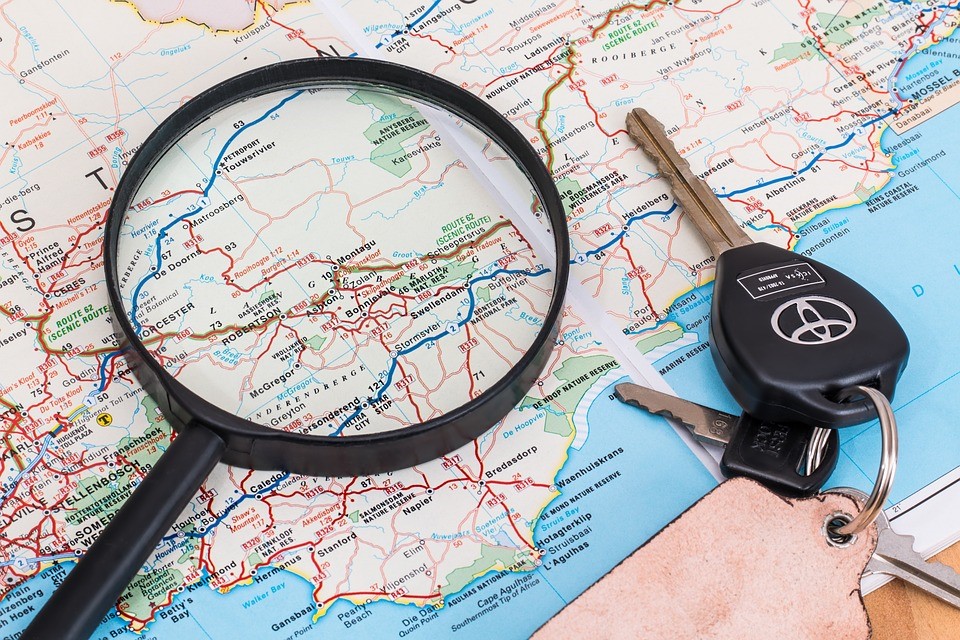 Map and keys for self employed person to get car financing