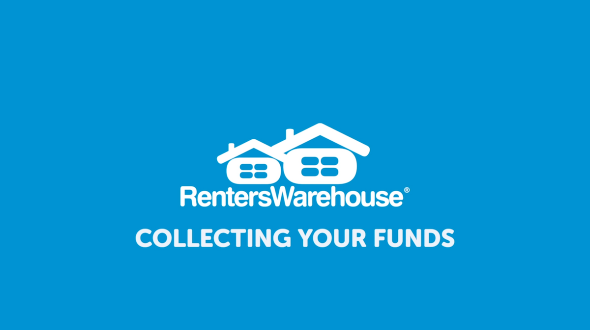 White Renters Warehouse logo and text
