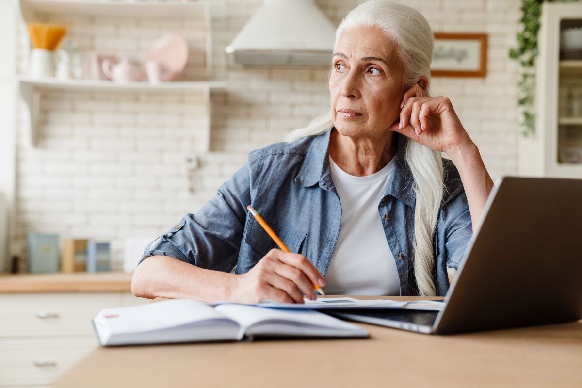 Woman wondering, "What are Medicare replacement plans?"