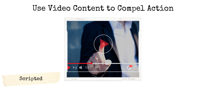 Use Video Content to Compel Action