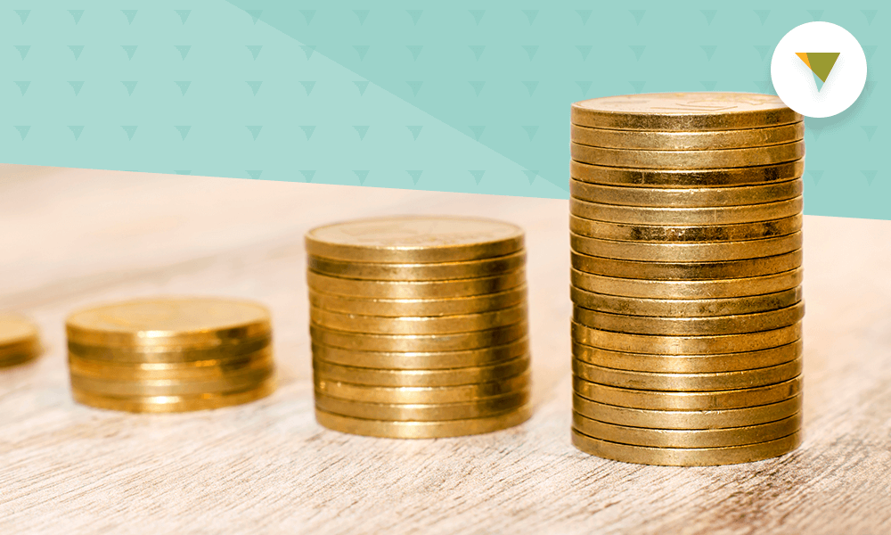 Stacks of coins