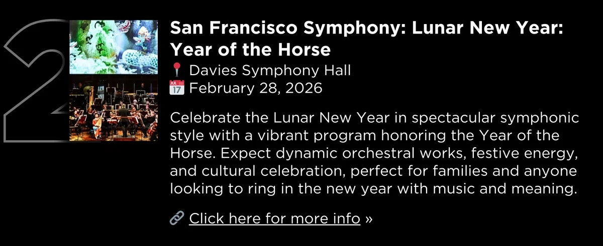 San Francisco Symphony: Lunar New Year: Year of the Horse