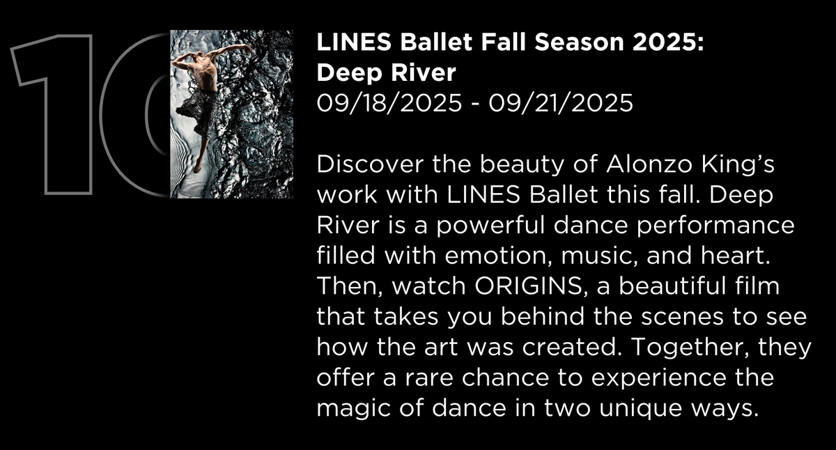 LINES Ballet Fall Season 2025: Deep River