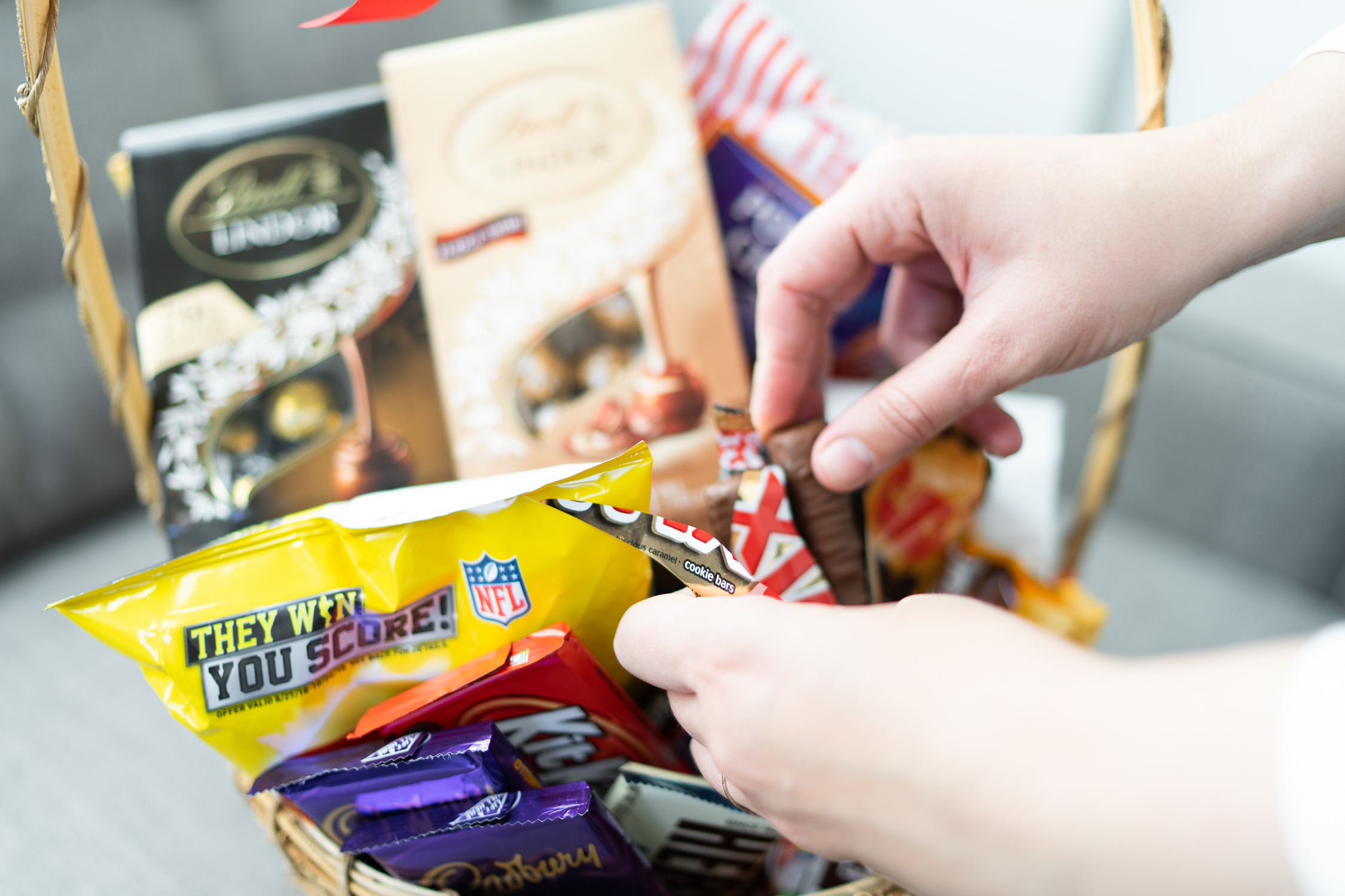 Gift Basket with Chocolate