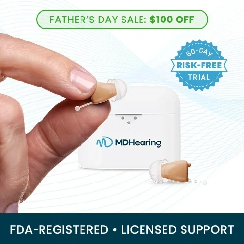 Primary MDHearing NEO XS PRO: Nearly Invisible Hearing Aids Image