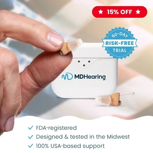 Primary MDHearing NEO XS: The Smallest Hearing Aids of All Image
