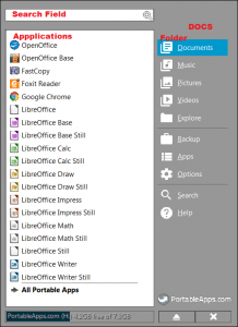 Portable Apps Menu