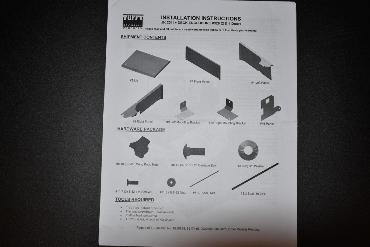 Tuffy  Deluxe Security Deck Enclosure...