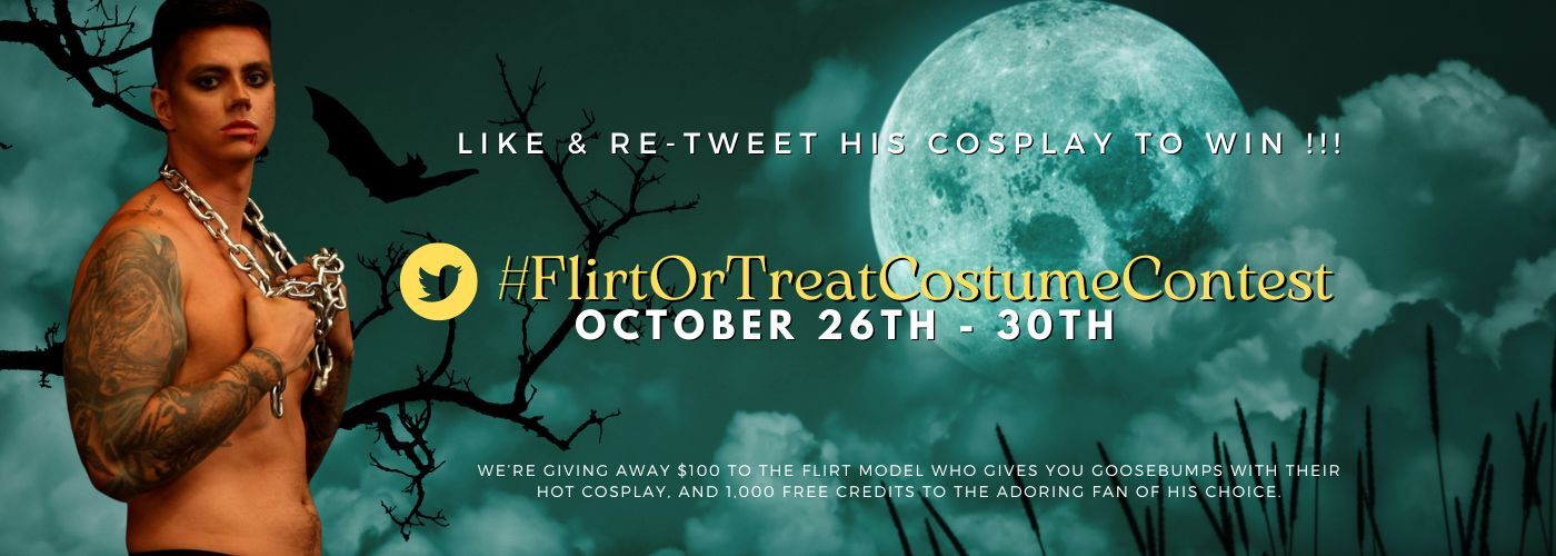 Flirt or Tweet:  Halloween Camguy Costume Contest & Giveaway