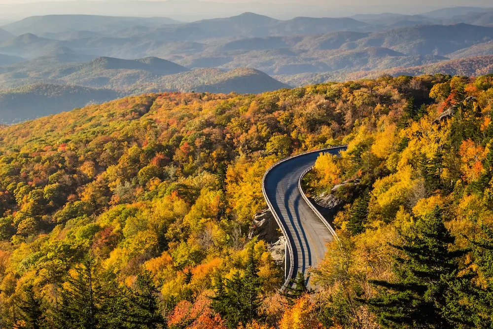 Blue Ridge Parkway Virginia/North Carolina (featured in "Forrest Gump")