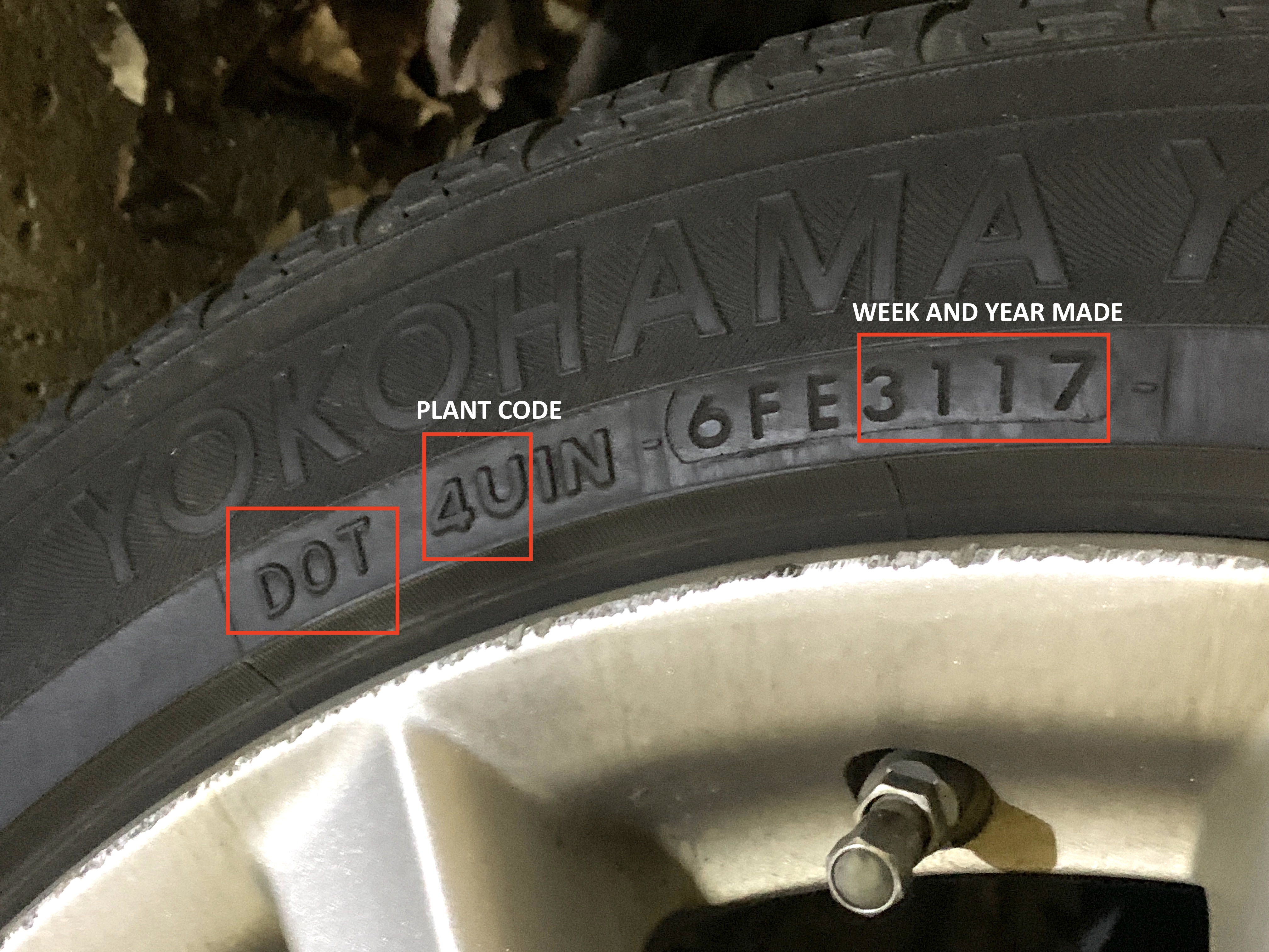 Interpreting DOT Tire Codes: Where and When Were Your Tires Made ...