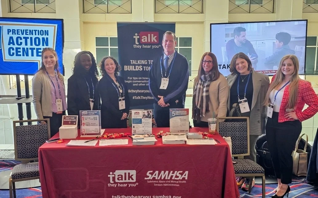 In February, members of Synergy’s “Talk. They Hear You.”® and Sober Truth on Preventing Underage Drinking Act (STOP Act) teams exhibited and presented at SAMHSA’s Prevention Day during the Community Anti-Drug Coalitions of America (CADCA) Annual National Leadership Forum at National Harbor in Maryland.