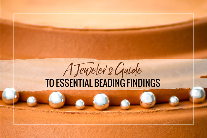 Understand the difference between beading findings in this jewelry beading guide. Our educational article covers clasps, headpins, stringing wire, and more!