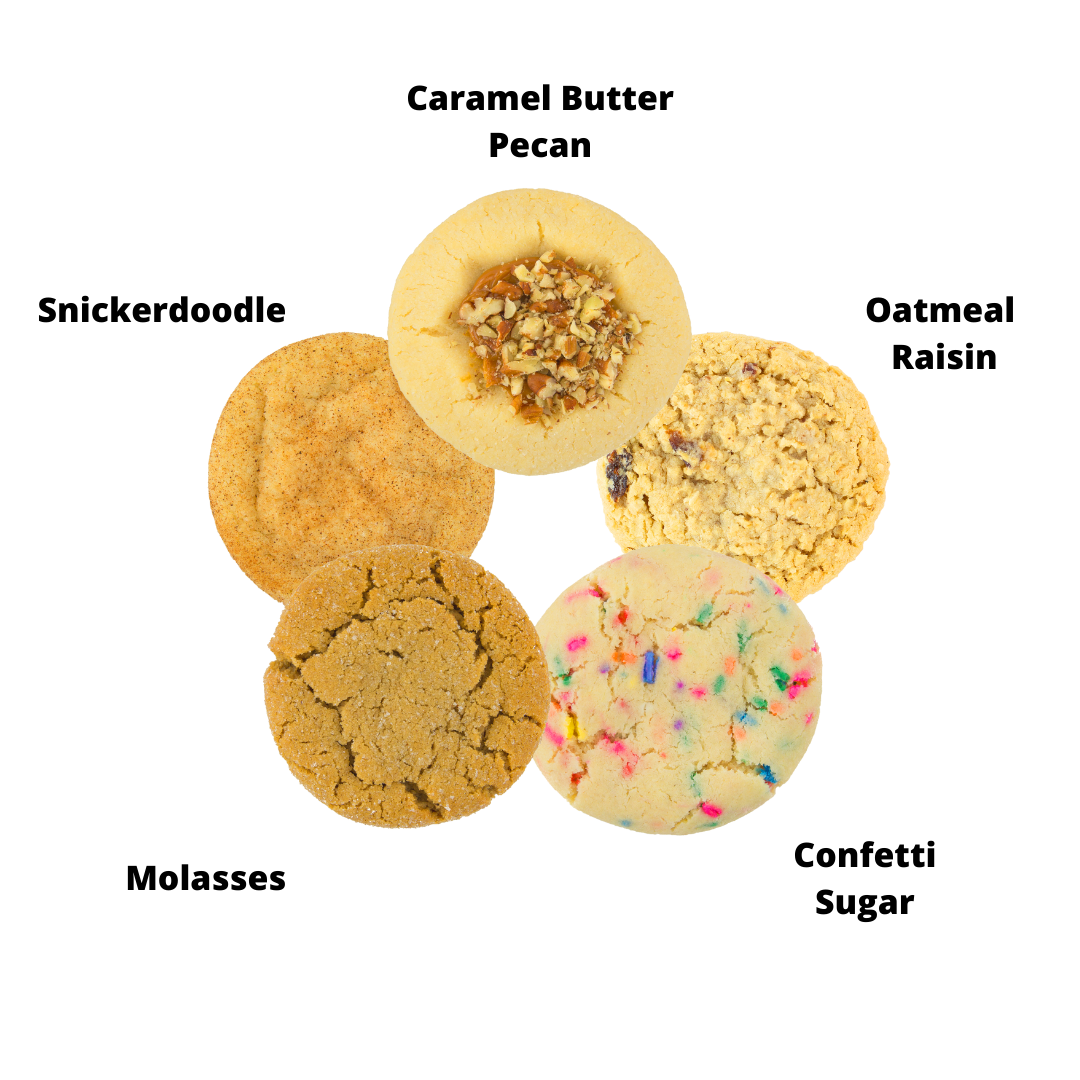Confetti cookie | Gift box | Gift basket | Molasses cookie | Snickerdoodle |Employee gifts | client gifts