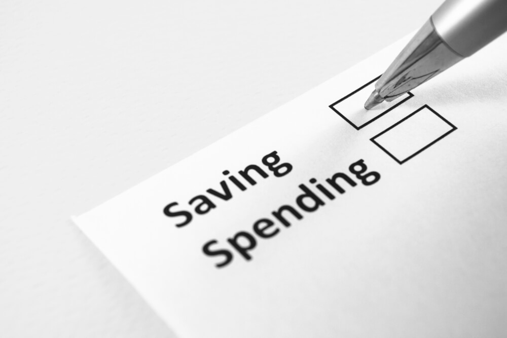 changing spending habits to saving