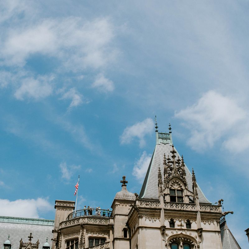 Exterior view of the Biltmore Estate