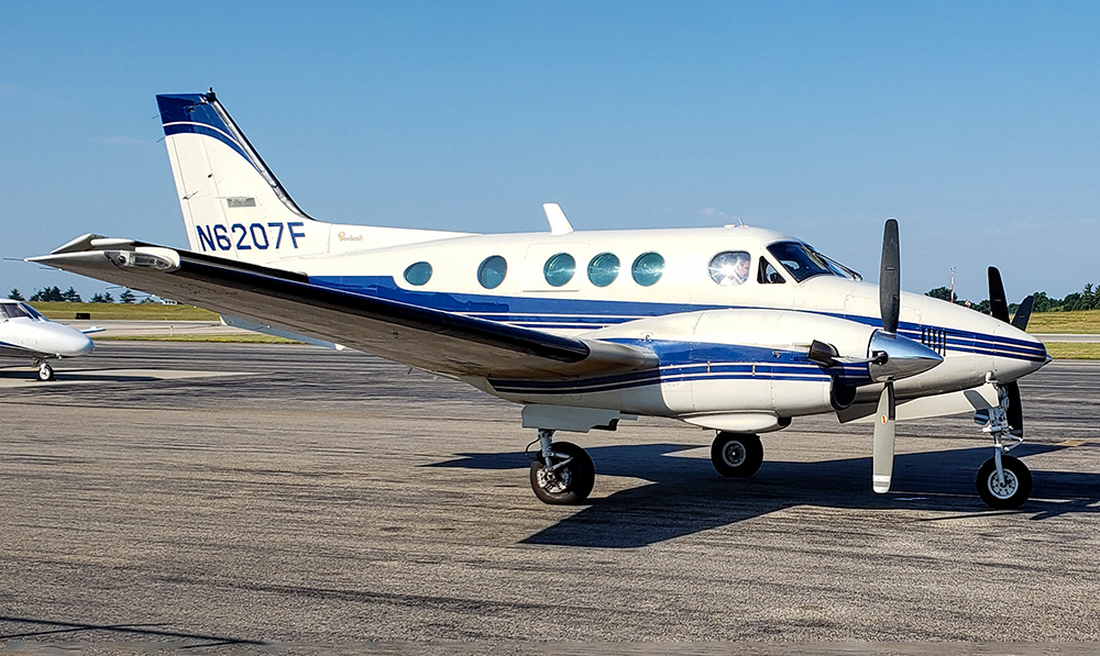 Beechcraft King Air 90 Charter Aircraft Camber