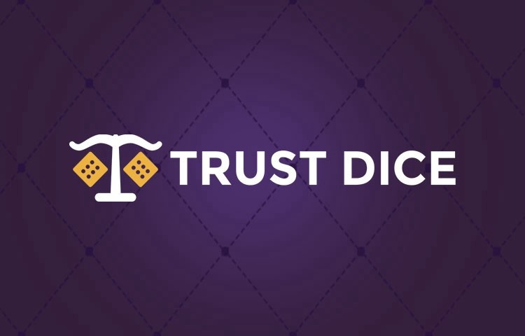Logótipo e banner da TrustDice